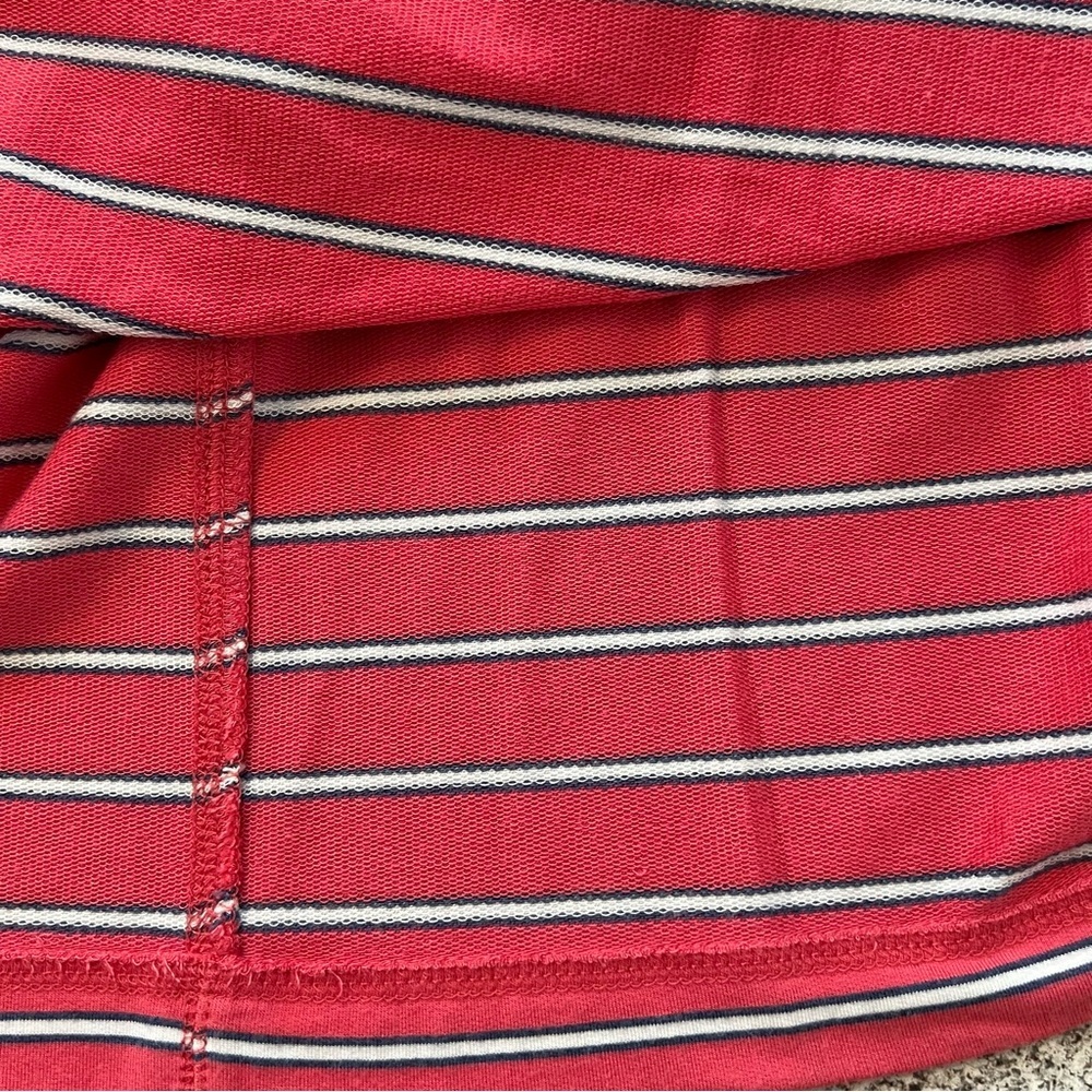 🌸2/$20 T by Talbots Women's Patch Pocket Stripe Dress- Scoop-Neck Size M - Picture 7 of 9